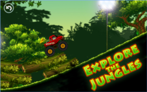 Jungle Monster Truck Kids Race For PC Screenshot